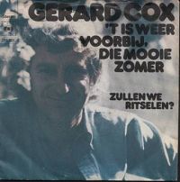 Gerard Cox - 'T is weer voorbij, die mooie zomer cover
